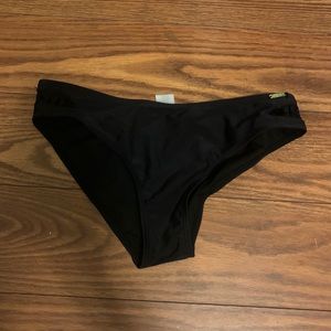 Black bikini bottom